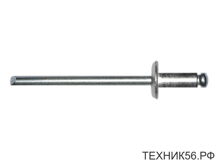 Заклепка вытяжная 6.4х25 мм алюминий/сталь, цинк (за 1шт, упак 50шт) STARFIX