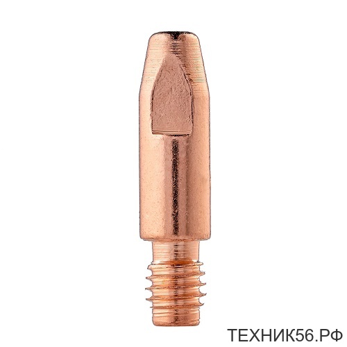Наконечник токосъемник М6*25 d-0,8мм к горелке (сварочный наконечник, контактная трубка) Наконечник токосъемник М6*25 d-0,8мм к горелке (сварочный наконечник, контактная трубка)