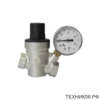 Редуктор давления 1/2" от 1 до 10 бар с манометром VRT