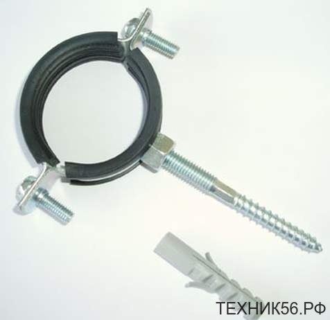 Хомут с резинкой 3 1/2" (99-105мм)