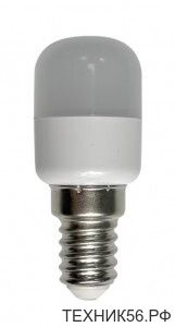 Лампа для холодильника LED Е14 3W 6500K 6K матовая 55х22мм, B4DD30ELC Ecola