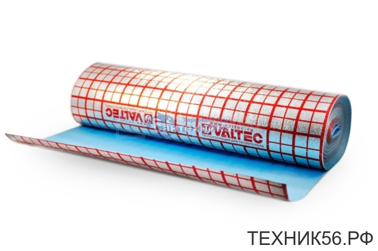 Подложка для теплого пола VALTEC, мультифольга 3мм 30кв.м (1,2*25м)