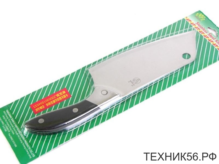 Нож-топор кухонный, длина лезвия 17,5см, углеродистая сталь, карболитовая ручка SANLIU С 01 Нож-топор кухонный, длина лезвия 17,5см, углеродистая сталь, карболитовая ручка SANLIU С 01
