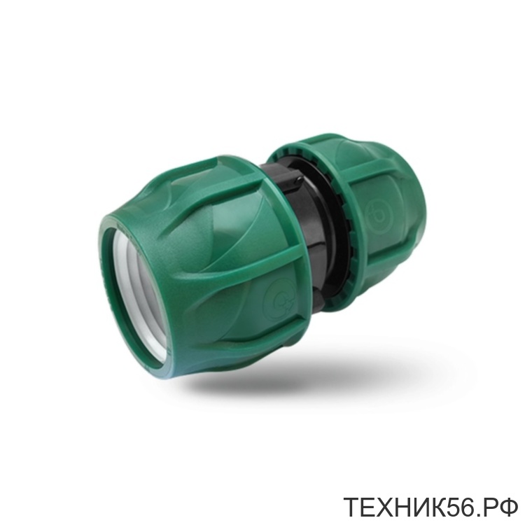 ПНД Муфта соединительная 63х40 POELSAN GREEN