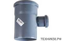 Тройник канализац. ПП 110х50/87 серый