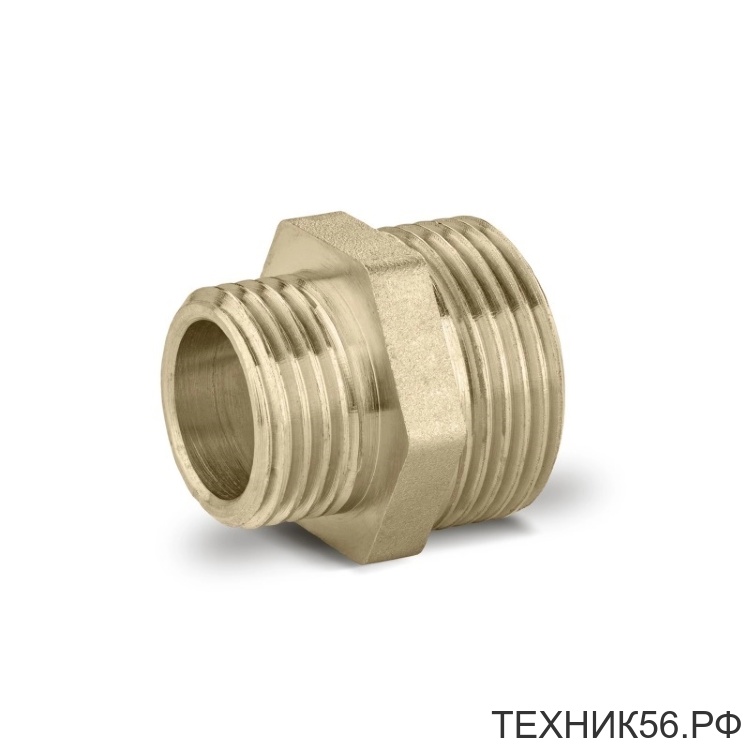 Ниппель 1"x1/2" ш/ш латунь Ниппель 1"x1/2" ш/ш латунь