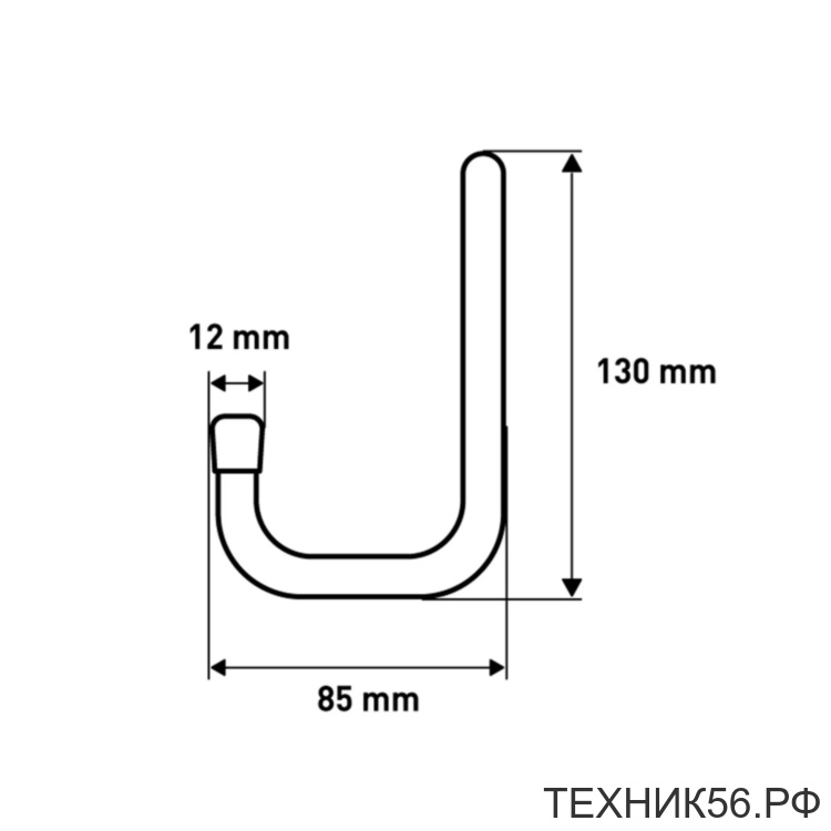 Кронштейн крепежный 8 см Ларвидж LG009Z