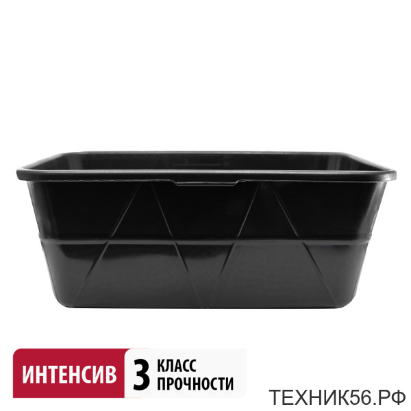 Таз строительный прямоугольный 90л, 48х78х29см (ШхДхГ) Таз строительный прямоугольный 90л, 48х78х29см (ШхДхГ)