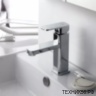 Смеситель для умывальника L 1033 креп. гайка, картридж 35, латунь, хром Ledeme