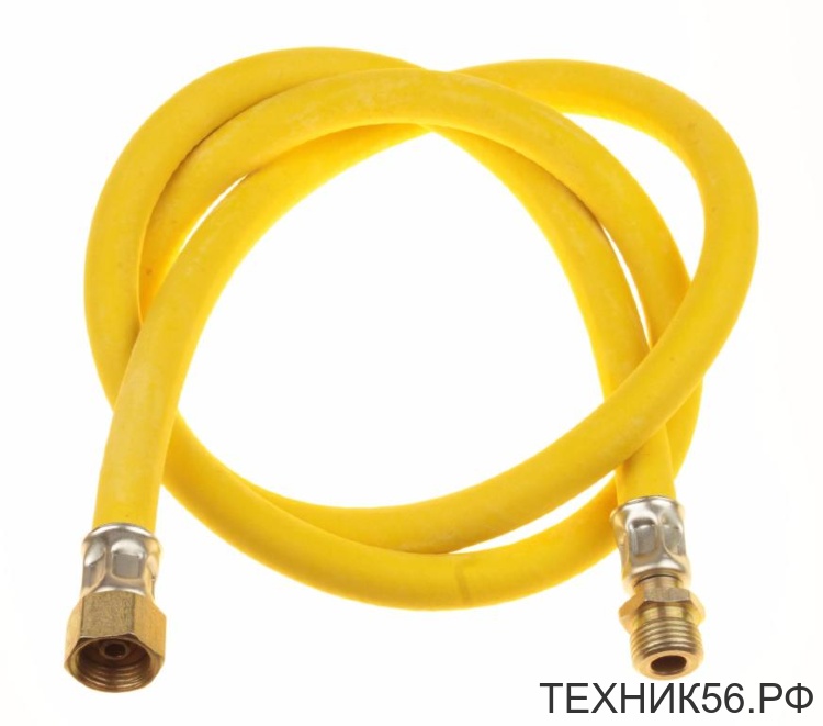 Подводка для газа резиновая 2,5м г/ш (1/2")