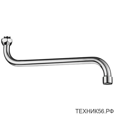 Гусак ванна 30см имп. с аэратором L7130S LEDEME
