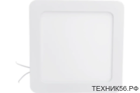 Светильник встраиваемый даунлайт 15W 4200K 4K Квадрат 195(180)x20 DSRV15ELC Ecola