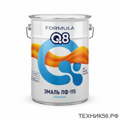 Эмаль ПФ-115 FORMULA Q8 белая глянец 5,5кг