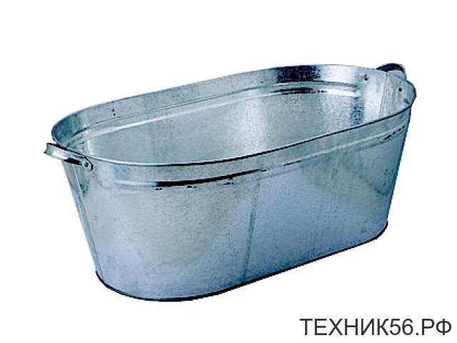 Ванна хозяйственная 60л цинк