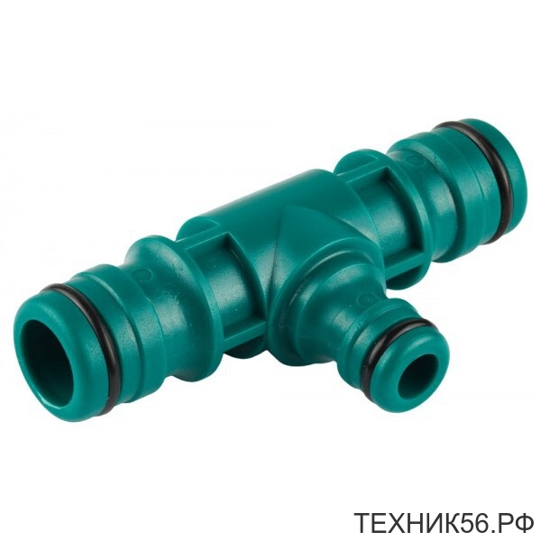 Тройник быстросъемный для полива 1/2"х3/4"x3/4" Тройник быстросъемный для полива 1/2"х3/4"x3/4"