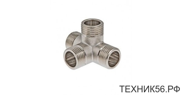 Крестовина двухплоскостаня 1/2" н.р. латунь VTr.661.N.0004 Крестовина двухплоскостаня 1/2" н.р. латунь VTr.661.N.0004