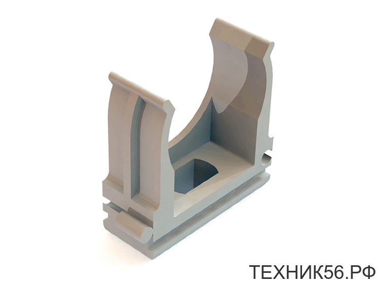 Клипса для гофр. труб D20