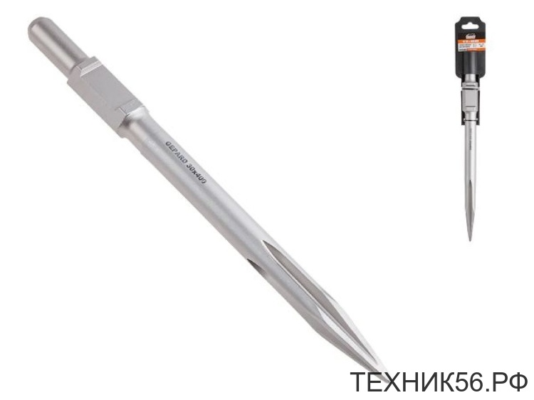 Керн пикообразное зубило 25х400мм HEX 30 GEPARD