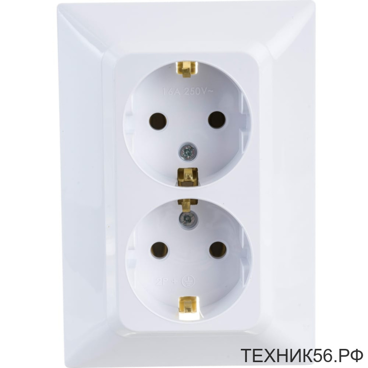 Розетка 2х д/скрытой проводки, с/зазем, белая, 3.5кВт, 16А NE-AD ARAS 93-110-85 Розетка 2х д/скрытой проводки, с/зазем, белая, 3.5кВт, 16А NE-AD ARAS 93-110-85