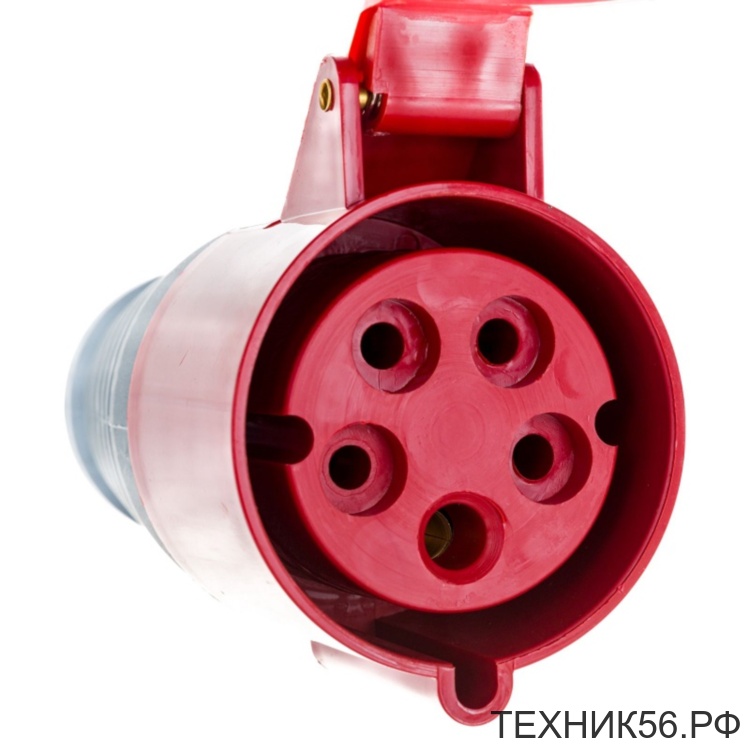 Силовая розетка CEE переносная ST-225 3P+PE+N 32А 380В IP44, RST32-225-44 49443 STEKKER