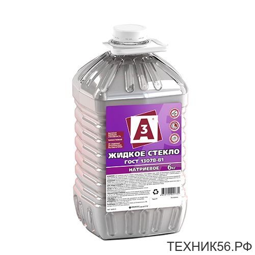 Жидкое стекло натриевое 3 кг Ижевск