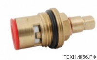 Кран-букса 1/2 керамика под квадрат 2 резьбы, имп. (575-012)