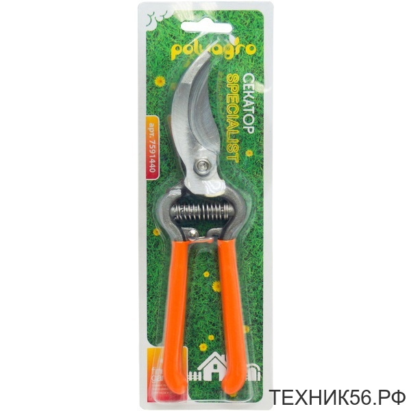 Секатор кованый 200мм Polyagro Specialist