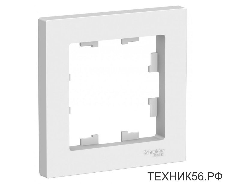 Systeme Electric AtlasDesign рамка СУ 1 мест. бел. Antibacterial ATN000101 Systeme Electric AtlasDesign рамка СУ 1 мест. бел. Antibacterial ATN000101
