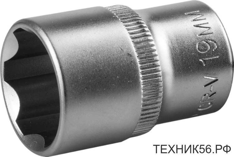 Головка торцевая 1/2" - 12 мм SUPER LOCK ЗУБР Головка торцевая 1/2" - 12 мм SUPER LOCK ЗУБР